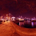 London Marina at night Panorama - emotionsLess image